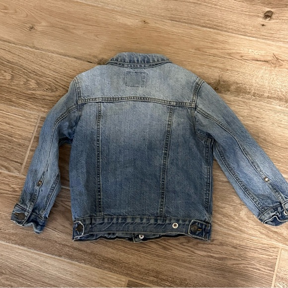 OshKosh B'gosh Blue Unisex Trucker Jean Denim Jacket for Kids Size 5T 5 - Picture 4 of 9